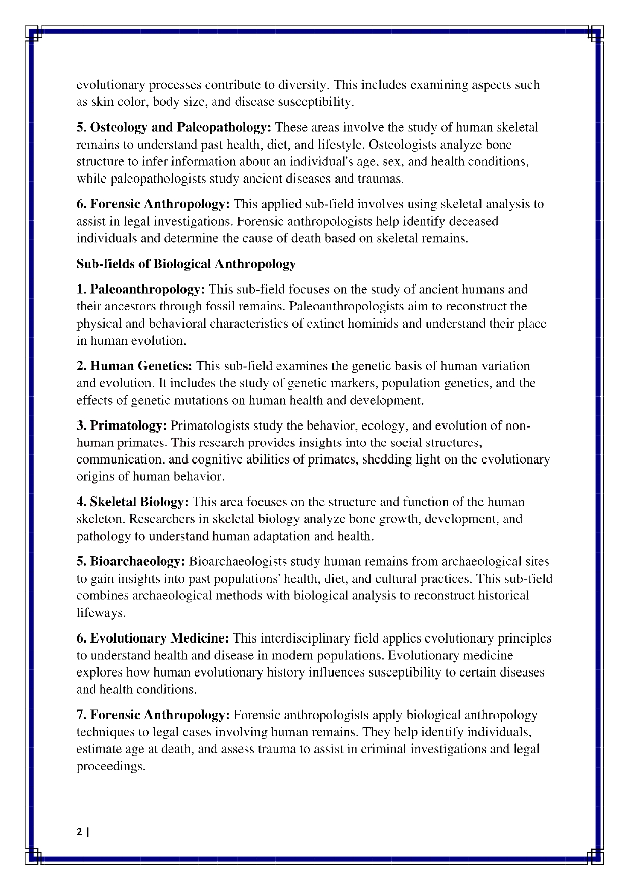 BANC-101 Introduction to Biological Anthropology - Image 5