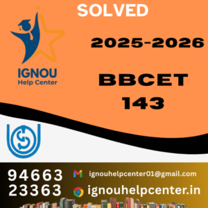 BBCET-143 Basic Microbiology